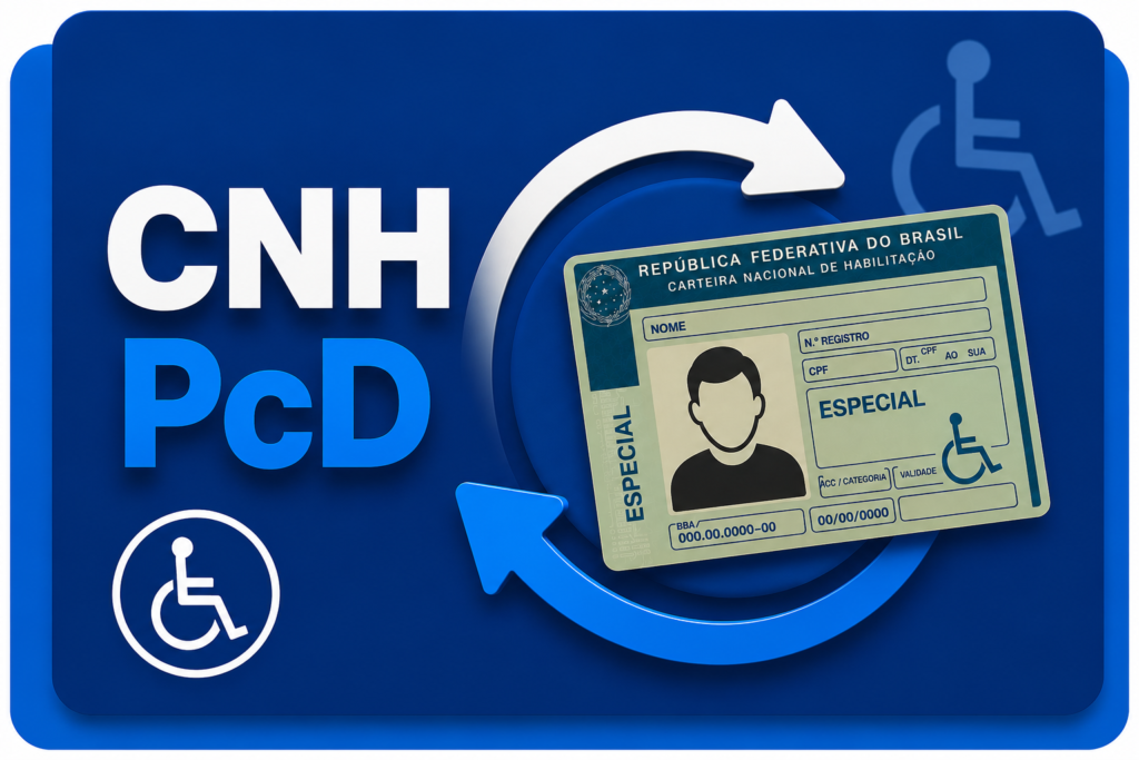 Troca da CNH para PcD