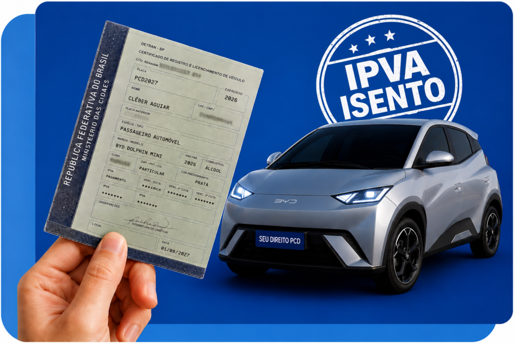 Isenção PcD do IPVA em São Paulo